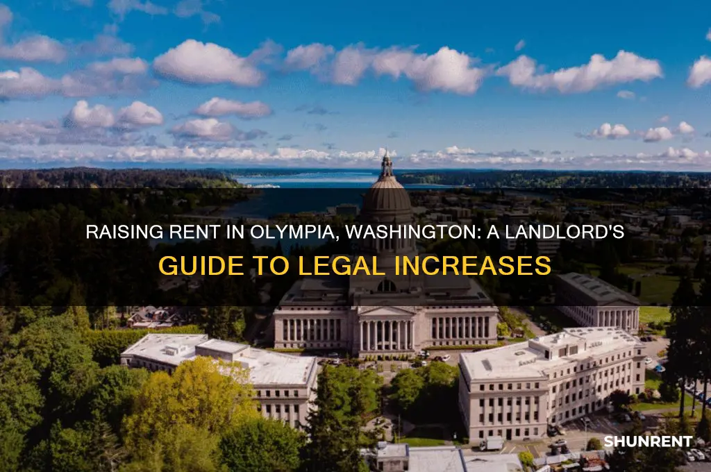 how to raising rent washington state olympia
