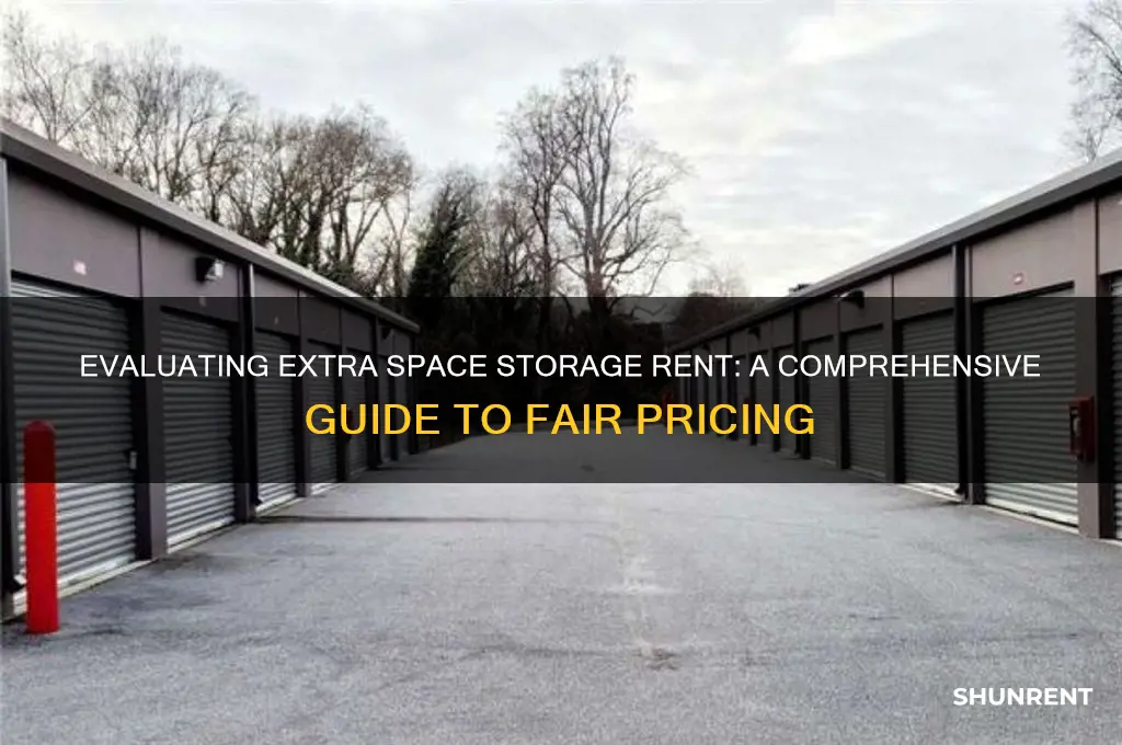 how to rate extra space storage rent