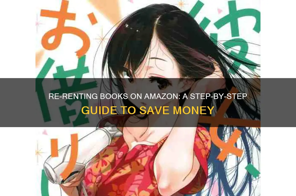 how to re rent a book on amazon