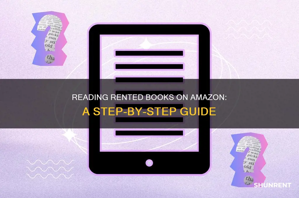 how to read a rented book on amazon