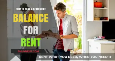 Understanding Your Rent Statement Balance: A Step-by-Step Guide