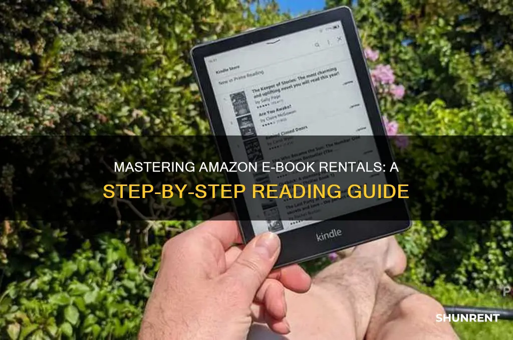 how to read an amazon e-book rent