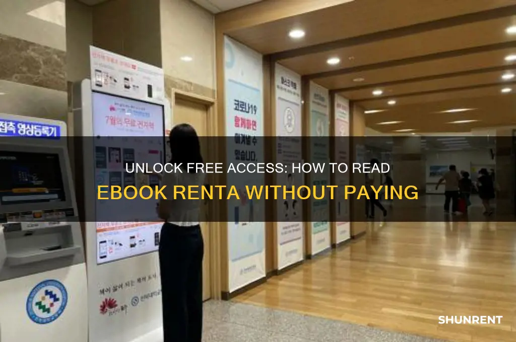 how to read ebook renta for free