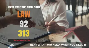 Receiving Rent Checks Under Public Law 92-313: A Comprehensive Guide