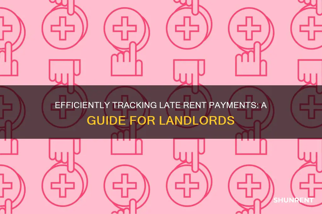 how to record late rent from a tenant