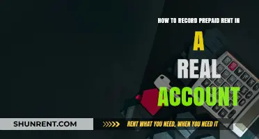 Recording Prepaid Rent: A Step-by-Step Guide to Real Account Entries