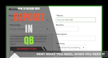 Recording Rent Deposits in QuickBooks: A Step-by-Step Guide