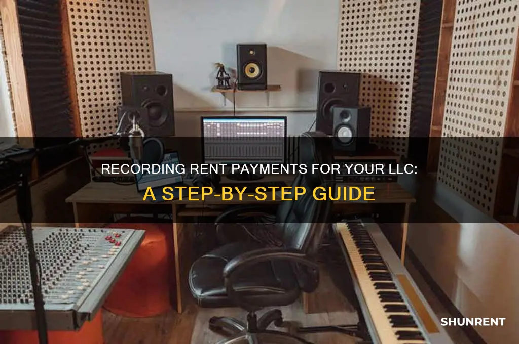 how to record rent on an llc