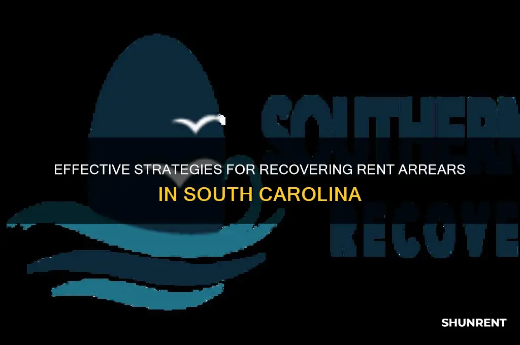 how to recover rent arrears in sc