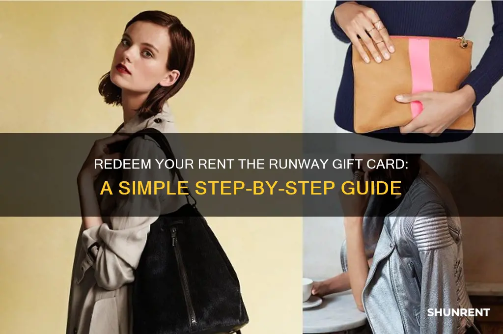 how to redeem rent the runway gift card