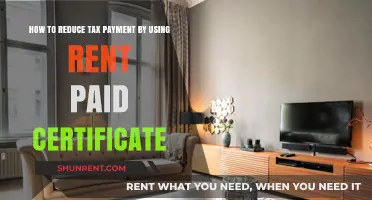 Maximize Tax Savings: Leverage Rent Paid Certificates to Reduce Payments