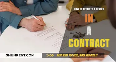 Properly Referring to Renters in Contracts: Essential Tips and Best Practices