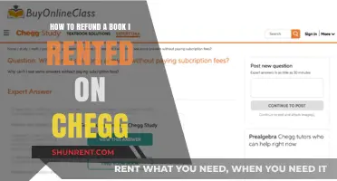 How to Refund a Rented Book on Chegg: Step-by-Step Guide