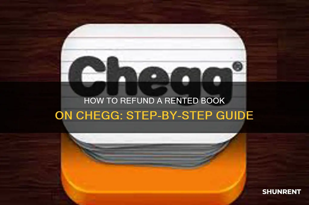 how to refund a book i rented on chegg