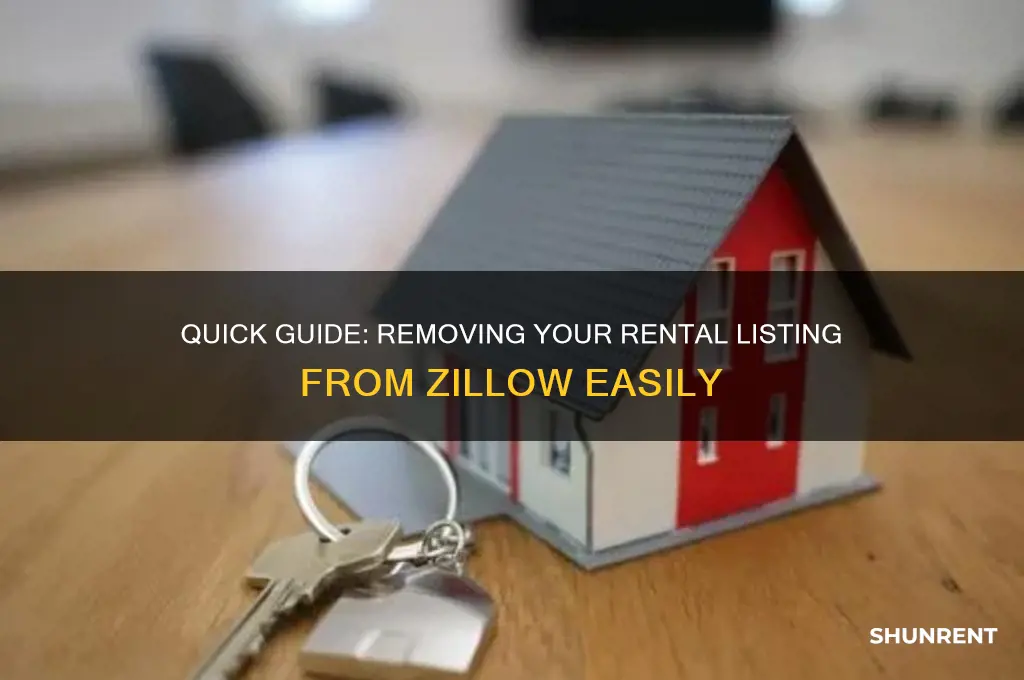 how to remove a rent listing on zillow