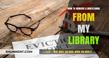 How to Remove a Rented Book from Your Library Account