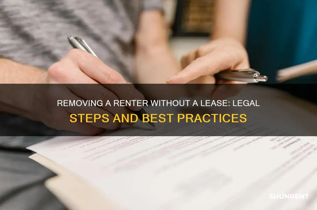 how to remove a renter without lease