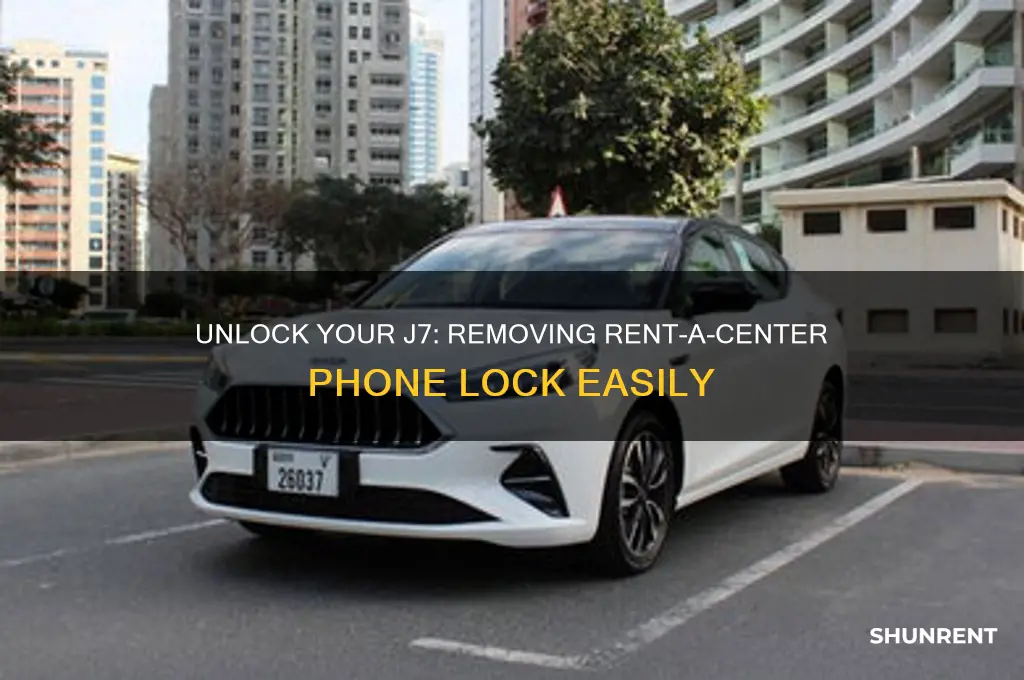 how to remove rent a center phone lock j7