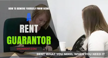 Steps to Legally Remove Yourself as a Rent Guarantor