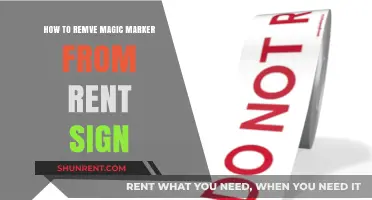 Quick Tips to Remove Magic Marker from Your Rental Sign