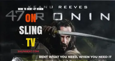 Rent 47 Ronin on Sling TV: A Step-by-Step Guide