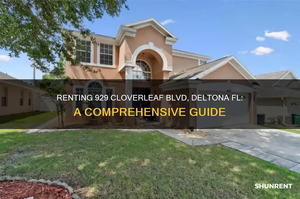 how to rent 929 cloverleaf boulevard deltona fl