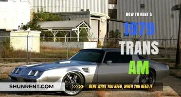 Renting a Classic: Your Guide to Securing a 1979 Trans Am