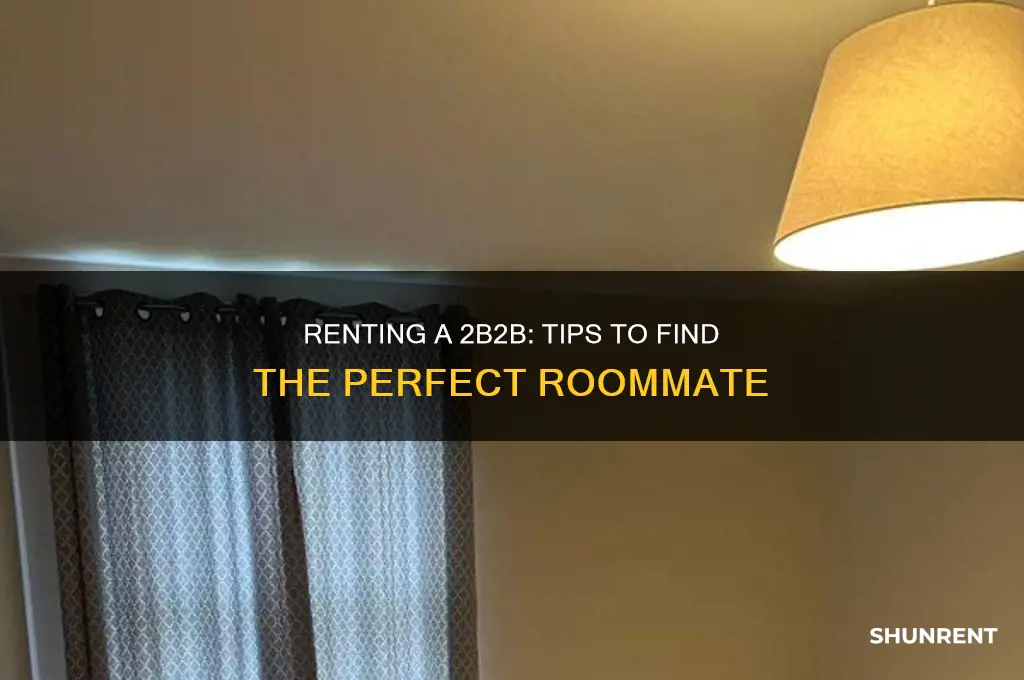 how to rent a 2b2b and find a roommate