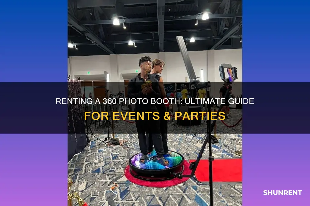 how to rent a 360 photo booth
