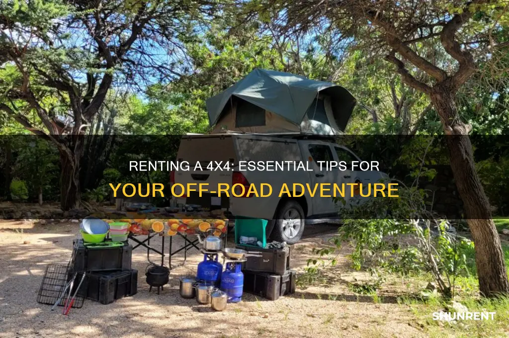 how to rent a 4 wheel drive