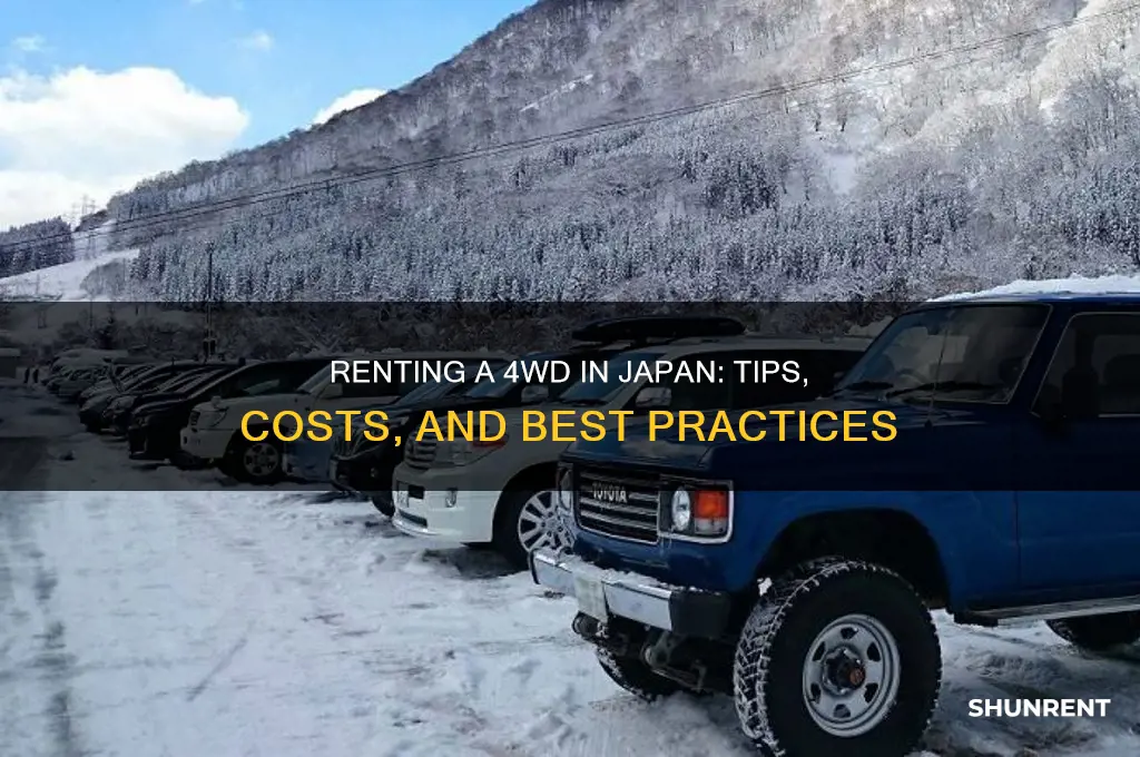 how to rent a 4wd vehicle in japan