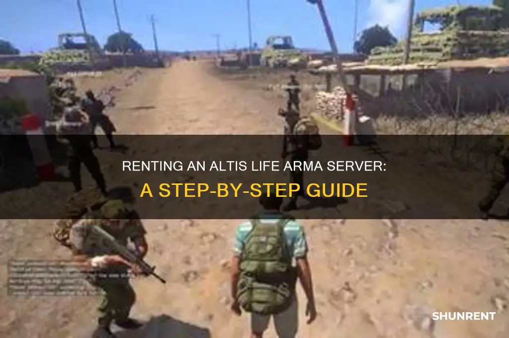 how to rent a altis life arma server