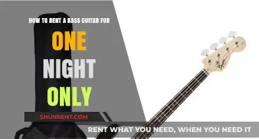 Renting a Bass Guitar for One Night: Quick and Easy Guide