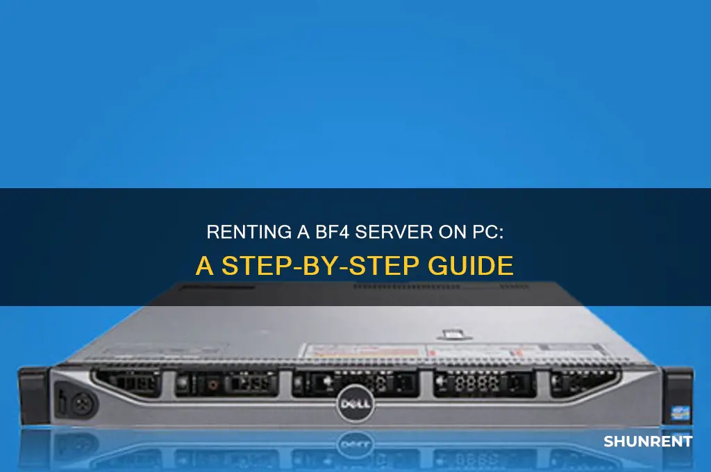 how to rent a bf4 server pc