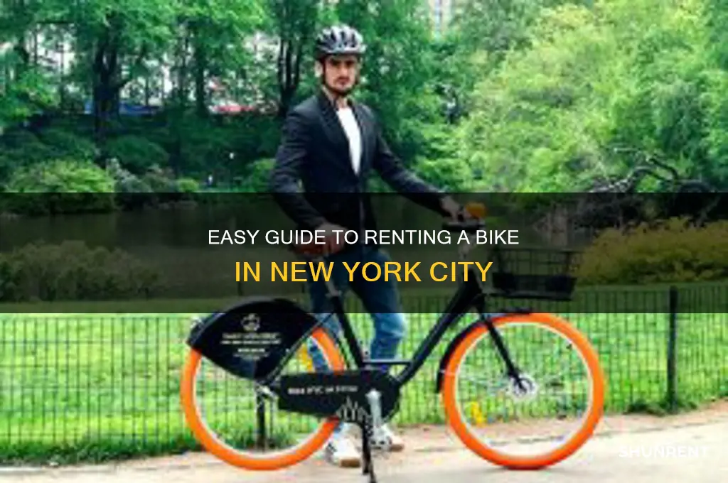 how to rent a bike an new york city