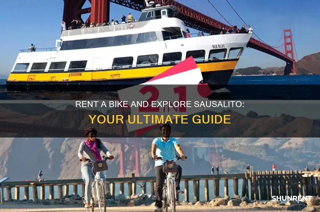 how to rent a bike and go to sausalito