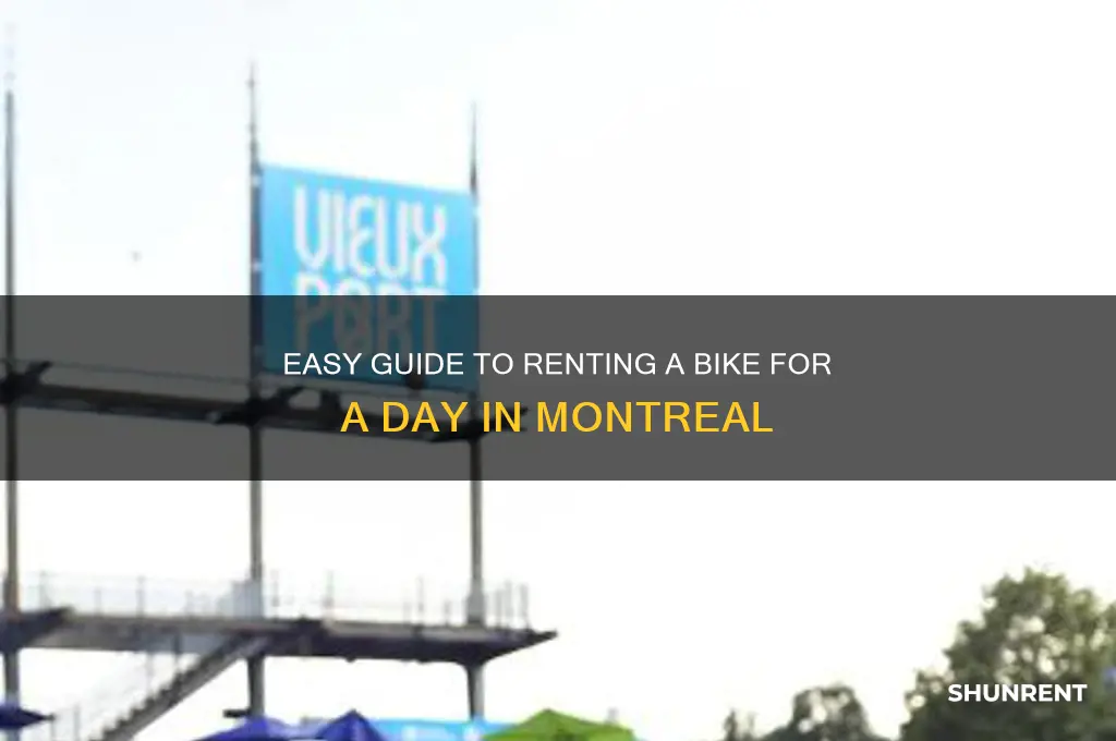 how to rent a bike for a day in montreal