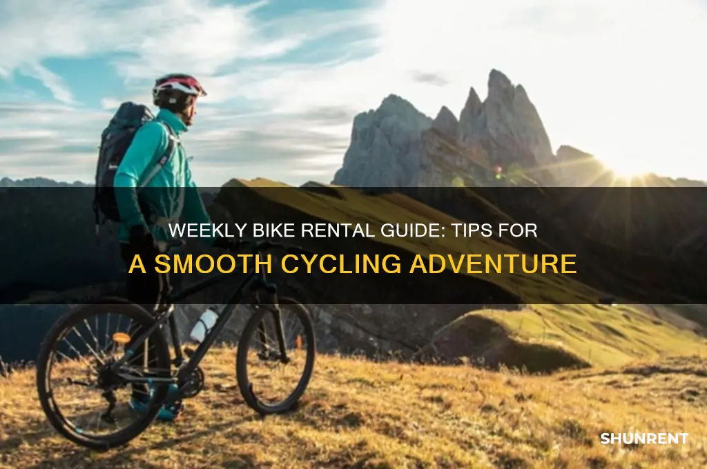 how to rent a bike for a week
