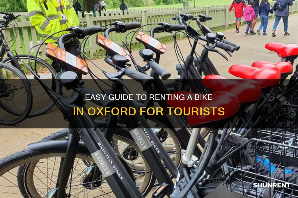 how to rent a bike in oxford