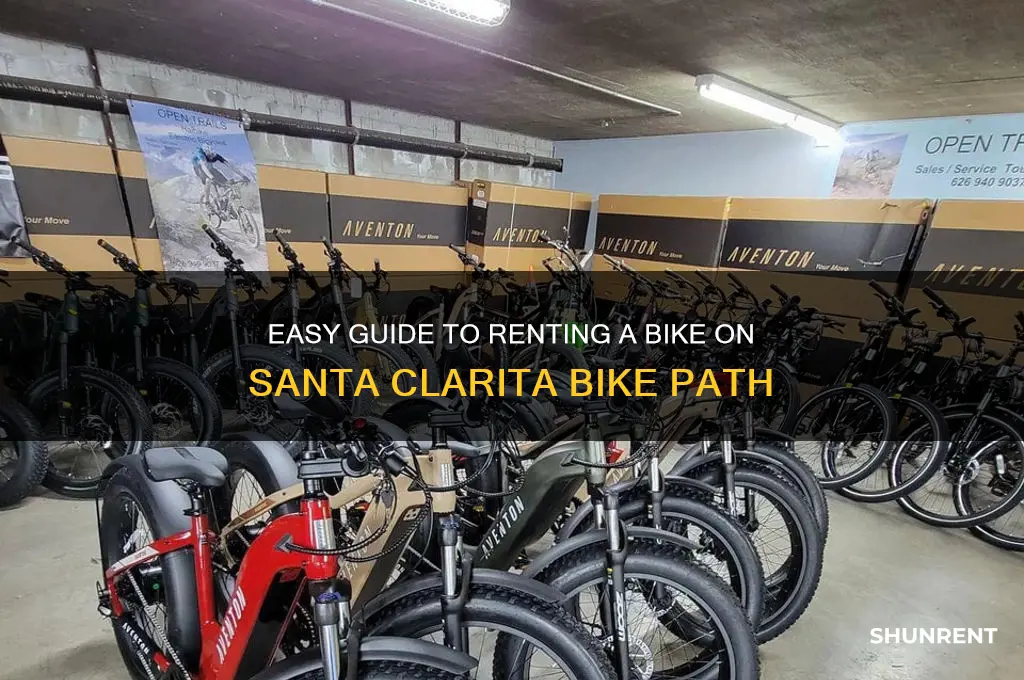 how to rent a bike on santa clarita bike path