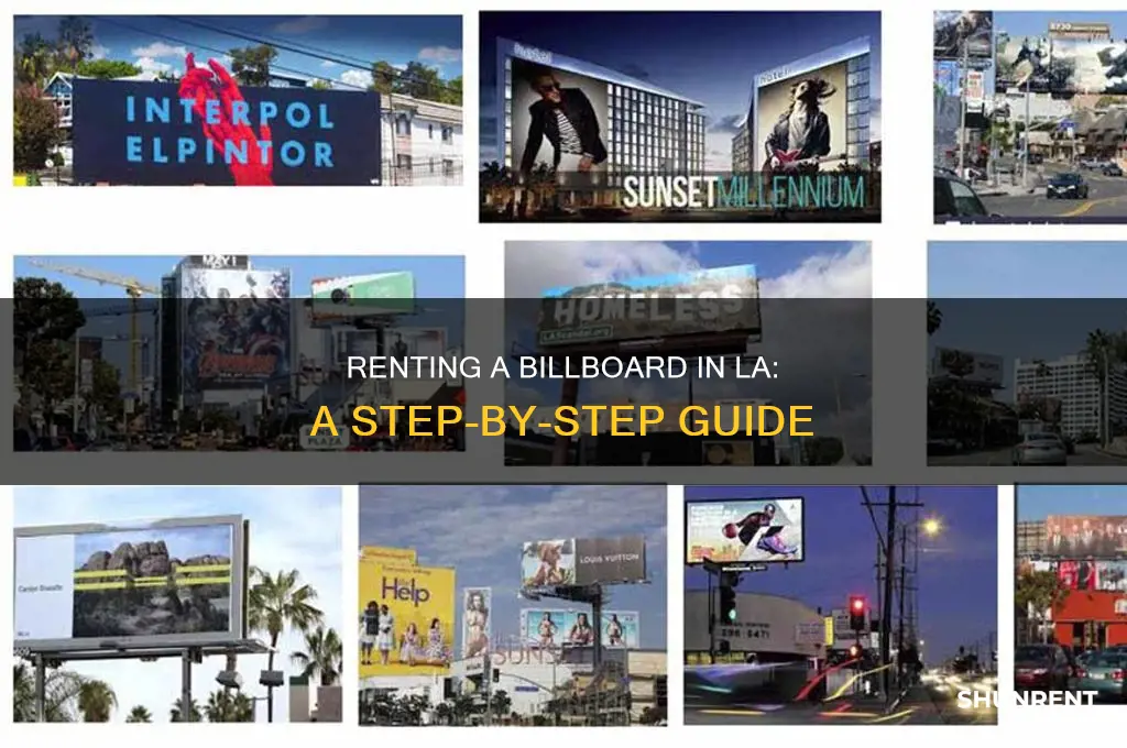 how to rent a billboard in los angeles