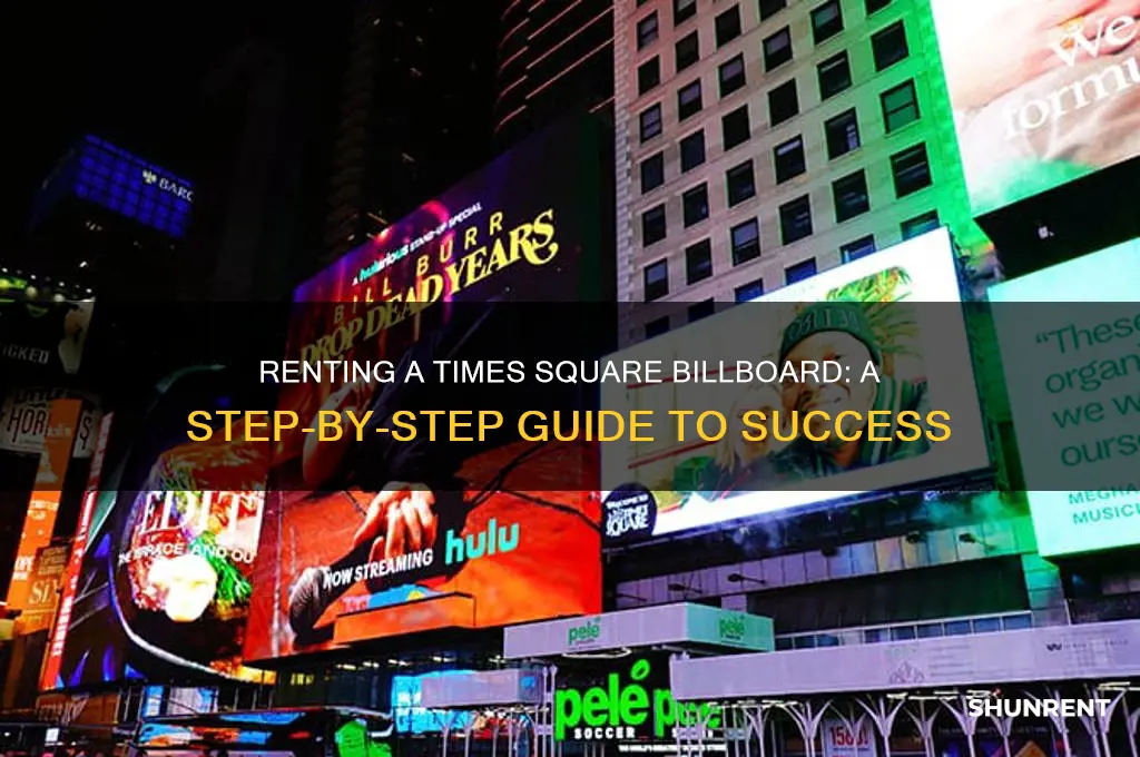 how to rent a billboard in times square