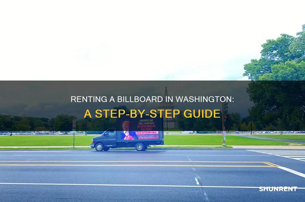 how to rent a billboard in washington state