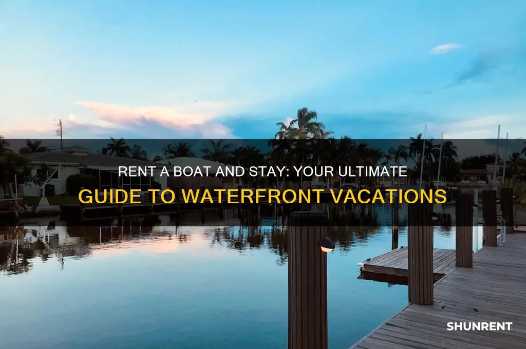 how to rent a boat and stay