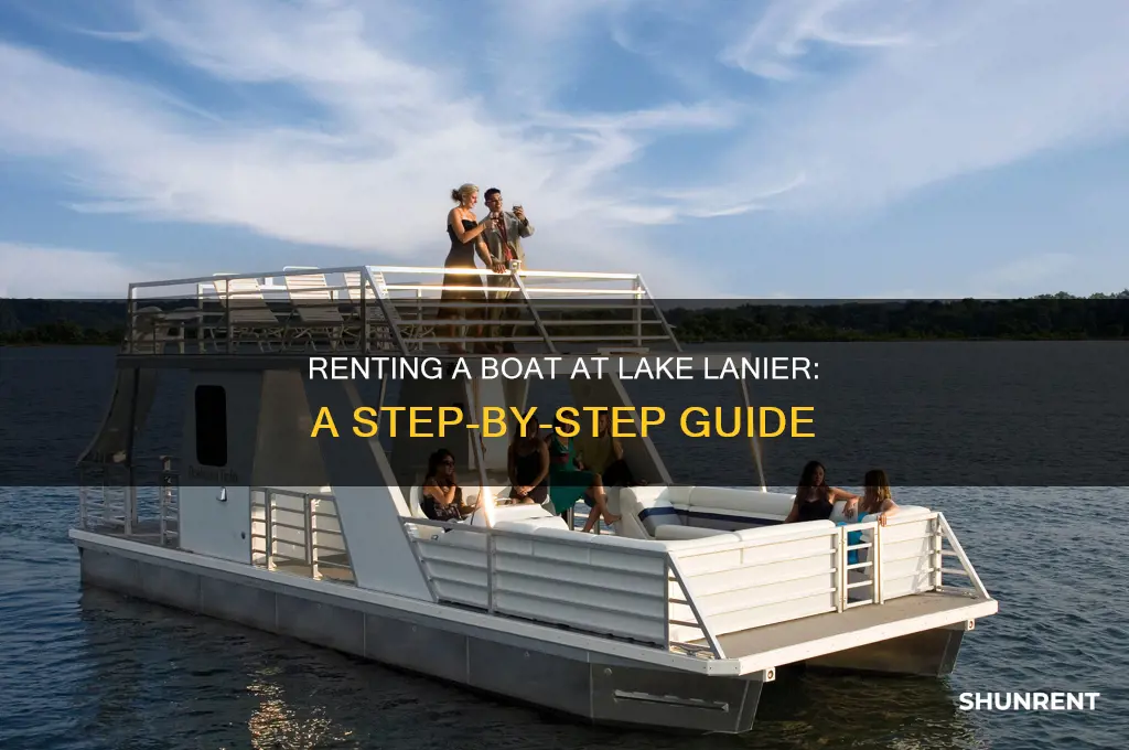 how to rent a boat at lake lanier