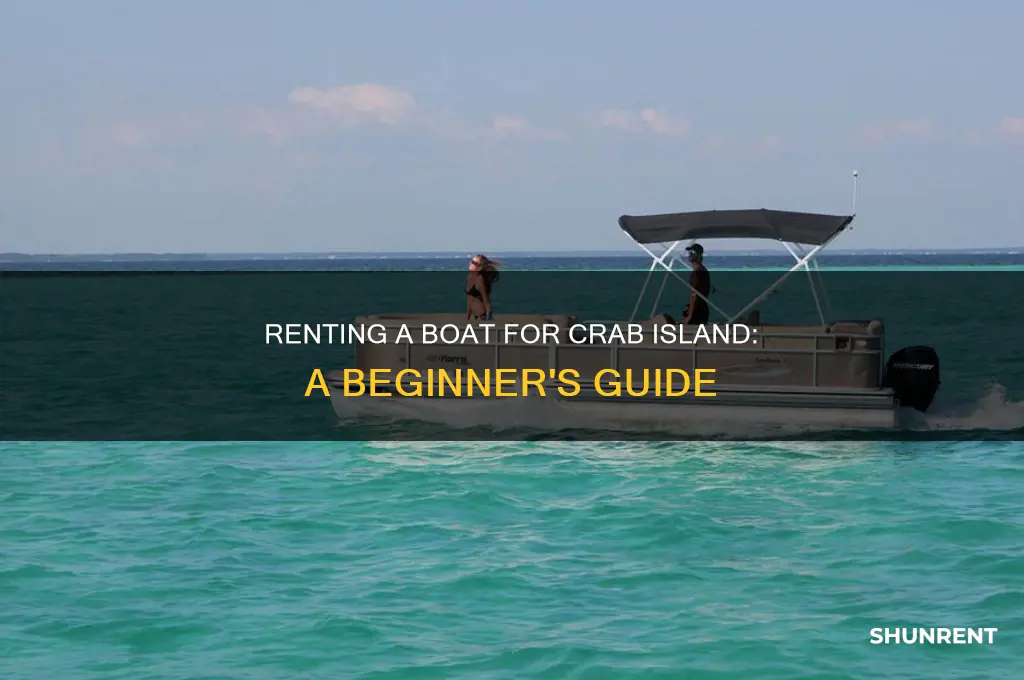 how to rent a boat for crab island