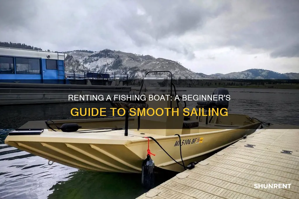 how to rent a boat for fishing