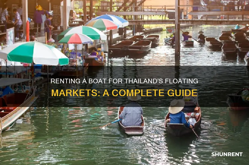 how to rent a boat for floating market thailand