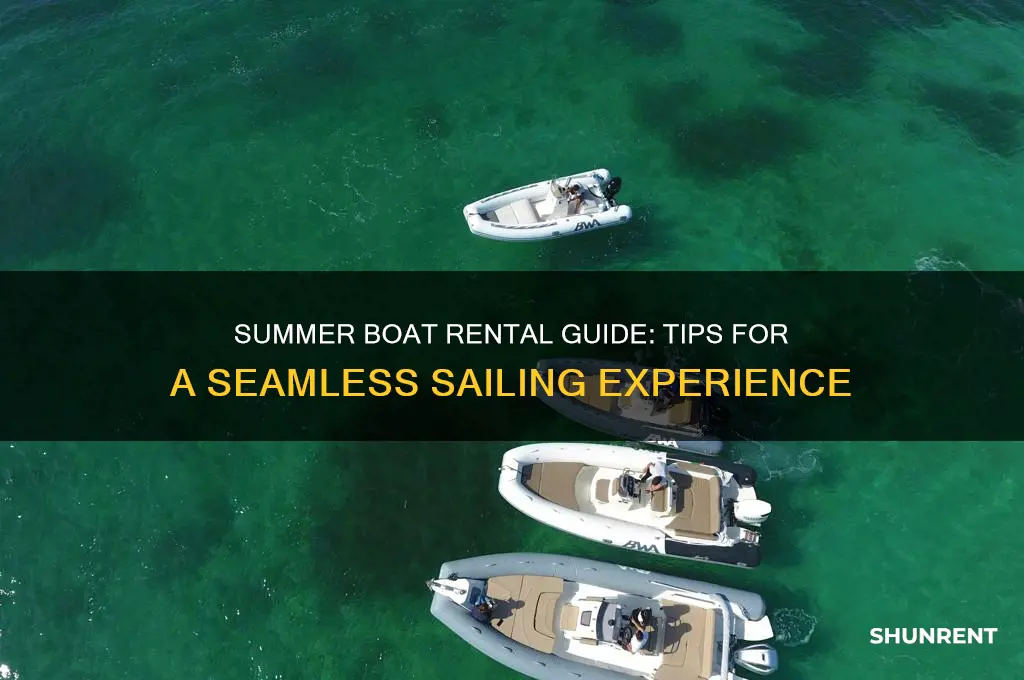 how to rent a boat for the summer