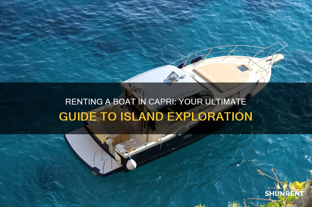 how to rent a boat in capri